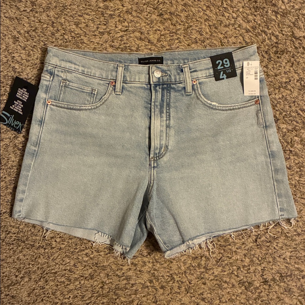 Silver Jeans sure thing shorts in indigo - size 29 NWT